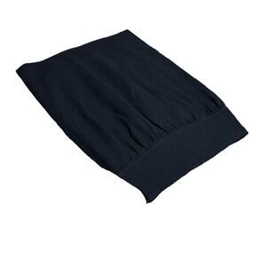 Escada Wool Skirt Size 38 Black Above Knee Short Banded Waist Career Work